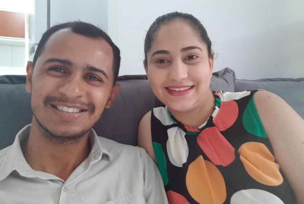 Casal participa do Projeto Cegonha pela primeira vez